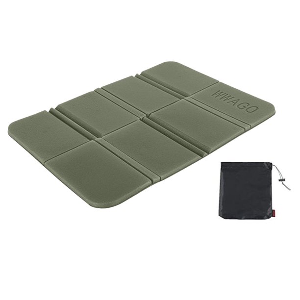 Tapete De Pícnic Tmvgtek Cojín Plegable Para Asiento De Picnic Con Aislamiento De Espuma A Prueba De Humedad (Verde Militar)