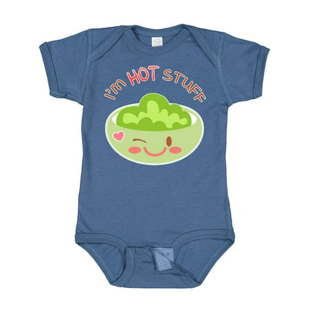 

Inktastic I m Hot Stuff- Cute Wasabi Dish Gift Baby Boy or Baby Girl Bodysuit