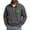 Gray, variant on Men's St. Patrick's Day Henley Sweatshirt Shamrock Print Long Sleeve Pullover