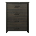 thumbnail image 5 of (4 pack) Mainstays Hillside 4-Drawer Dresser, Espresso Finish, 5 of 18