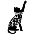 thumbnail image 2 of LightBoxJournal 20x20 White Modern Wood Framed Museum Art Print Titled - RescueCat 02, 2 of 4