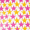 Yellow Pink Stars, variant on Yayeee Napkin Holder for Table Kitchen Paper Tissue Organization, White Stars
