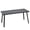 Black, variant on Small Rectangular Metal Outdoor Side Table, Compact Patio End Table for Tight Spaces, Weather-Resistant Accent Table for Porch, Balcony, Deck, Garden & Living Room (Sturdy Design, Easy Assembly)
