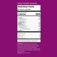 thumbnail image 2 of CRISP POWER Protein Pretzels, Sesame, 27G Protein, High Protein Snack, High Fiber, Low Carb Crunchy Pretzel Snacks, No Added Sugar, 1.75 oz Bags, 6 Pack, Vegan, Keto, 2 of 7