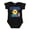 AB-Black, variant on Florida Time Summer Vacation Boys or Girls Baby Bodysuit