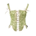 thumbnail image 1 of Band Fishbone Jacquard Petal Corset Waist Slimming Bodice Cosplay Xl, 1 of 7