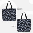 thumbnail image 4 of Sigee Gothic Skull Print Large Capacity Zippered Tote Bag - Durable, Stylish and Versatile for Everyday Use, 4 of 9