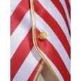thumbnail image 6 of DPOIS Kids Boys Christmas Candy Cane Costume Jacket Vest Xmas Waistcoat Red 6, 6 of 7