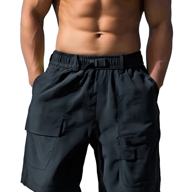 Pantalones cortos casuales para hombre: tejido transpirable para la comodidad y el estilo diarios