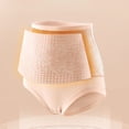 thumbnail image 4 of Panties for Women,High Waisted Thermal Underwear for Women Lined Winter Panties with Thickening Insulation,Womens Underwear,Beige,M, 4 of 4