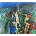 thumbnail image 2 of Ludvig Karsten 13x12 Black Ornate Wood Framed Double Matted Museum Art Print Titled: Calvary (1923), 2 of 5