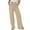 Khaki, variant on MuZeFu Wide Leg Jeans for Women Long&nbsp; Fashion Womens Casual Solid Color Elastic Loose Pants Straight Wide Leg Trousers Pants With Pocket