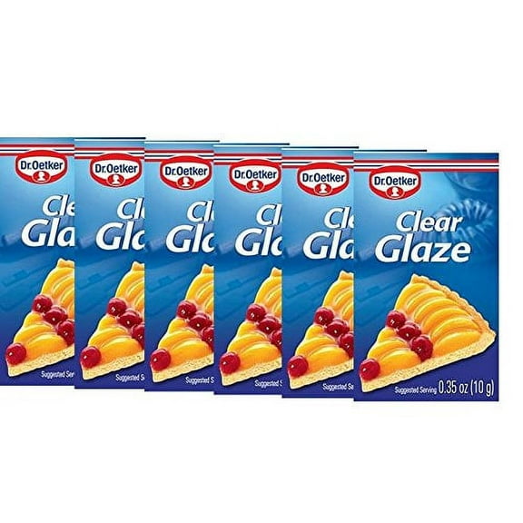 Dr. Oetker Clear Glaze, 0.35 Oz, Pack of 6