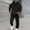 Black, variant on Men's Tracksuits 2 Piece Outfit Long Sleeve Track suits Athletic Full Zip Active Sports Sets Athletic Jogging Fall Winter Tracksuit