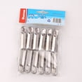 thumbnail image 1 of Pinzas para ropa de acero inoxidable, pinzas multifunción con clip para guardar ropa y pantalones, 20 unidades, 1 of 4