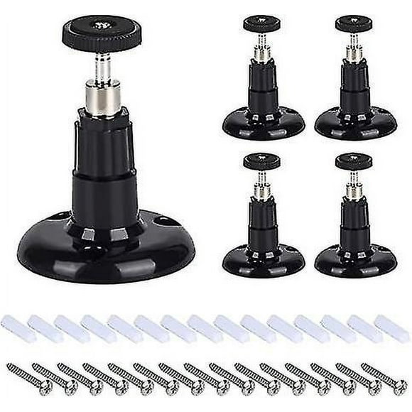 Adjustable Wall Mount For Smart Home Security Camera Systems (5-pack Black)