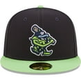 thumbnail image 2 of Men's New Era Navy Hillsboro Hops Authentic Collection 59FIFTY Fitted Hat, 2 of 6
