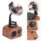 thumbnail image 2 of Reproductor de música con tarjeta enchufable caja de sonido altavoz Mini Bluetooth creativo para interiores oficina para acampar al aire libre para el hogar, 2 of 8