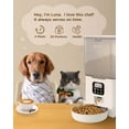 Ciays Automatic Cat Feeder, AIF4 5.6L, Control 4 Meals Per Day, Pet Dry