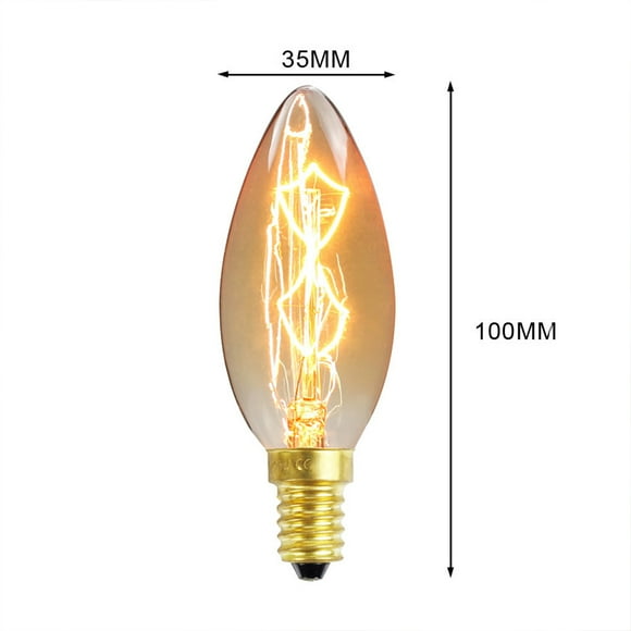 TopOne Edison Lamp E14 Retro Sentiment Crystal Chandelier Bulb Creative Warm Yellow Lighting Lamp