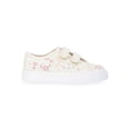 thumbnail image 2 of Wonder Nation Toddler Girls Canvas Skate Sneakers, 2 of 6