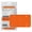 Orange, variant on 1-Pack Black Silicone License Plate Frame, Rust, Rattle & Weather Resistant Plate Holder Suitable for Front or Rear Car Plates