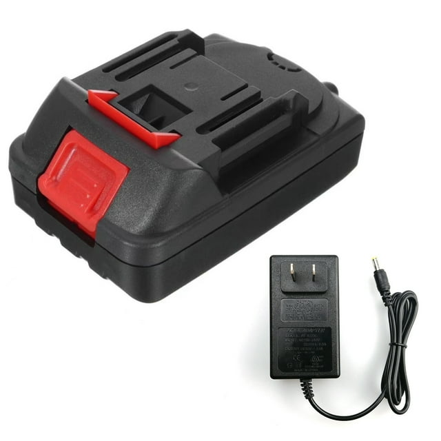 yeacher Rechargeable Mini Angle Grinder Kit with 21V Makita Battery & Universal Adapter (110-240V) for Portable Tools