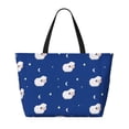 thumbnail image 2 of Fotbe Moon Lamb Bolsa de Viaje para Playa - Resistente al Agua, Bolsa Tote de Gran Capacidad y Ligera con 7 Bolsillos para Mujeres y Hombres, 2 of 7