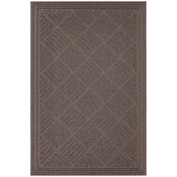 Mohawk Home Parquet Impressions Jacquard Low Pile Non-slip All Weather Indoor/Outdoor Door Mat, Gray, 2' x 3'