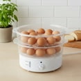 thumbnail image 4 of Classic Cuisine 2-Tier Electric Food Steamer with Timer – Vegetable Steamer and Rice Cooker, 4 of 8