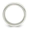 thumbnail image 7 of 925 Sterling Silver 7mm Brushed Fancy Band Ring Size 8.5, 7 of 7