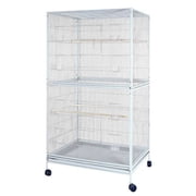 4030FL White Extra Large Flight Bird Cage, by A&E Cage Company