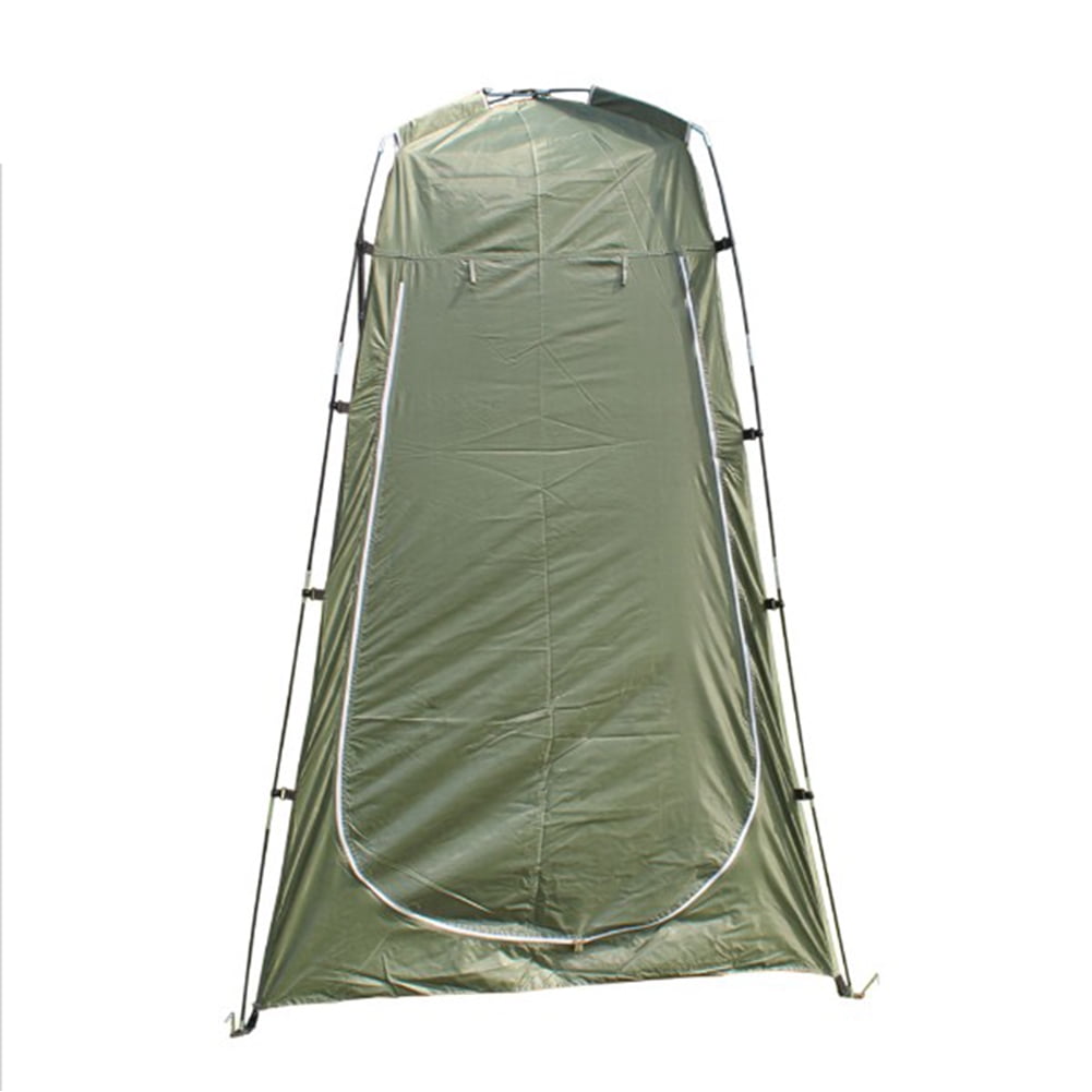 Lightweight Portable Camping Shower Tent Awning Canvas Folding Outdoor