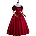 thumbnail image 3 of Women's Rococo Ball Gown Lace Sleeve Historical Victorian Dress Civil War Southern Belle Gown, 3 of 8