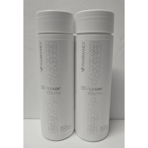 Nu Skin Nuskin Pharmanex ageLOC Youth Anti Aging Supplement 120 Capsules (2 Bottles)
