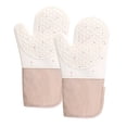thumbnail image 1 of Guantes de silicona y algodón Guantes para horno microondas Guantes aislantes para hornear, 1 of 5
