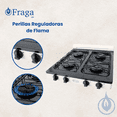 thumbnail image 4 of FRAGA Parrilla de Mesa, FRAGA P705, 4 Quemadores, Cubierta Porcelanizada, Encendido Manual, Gas L.P., Hecho en México., 4 of 4