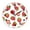 E85, variant on Girly Red Strawberry and Polka Dots Pattern Kitchen Wall Clock Living Room Strawberries Fruit Wall Watch Accessories Home Decor(14 Inch)