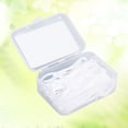 thumbnail image 3 of EeaseMX 50 unidades/caja de plástico para quitar manchas, herramientas de limpieza, hilo dental, palillo de dientes, cepillo limpiador (blanco), 3 of 7