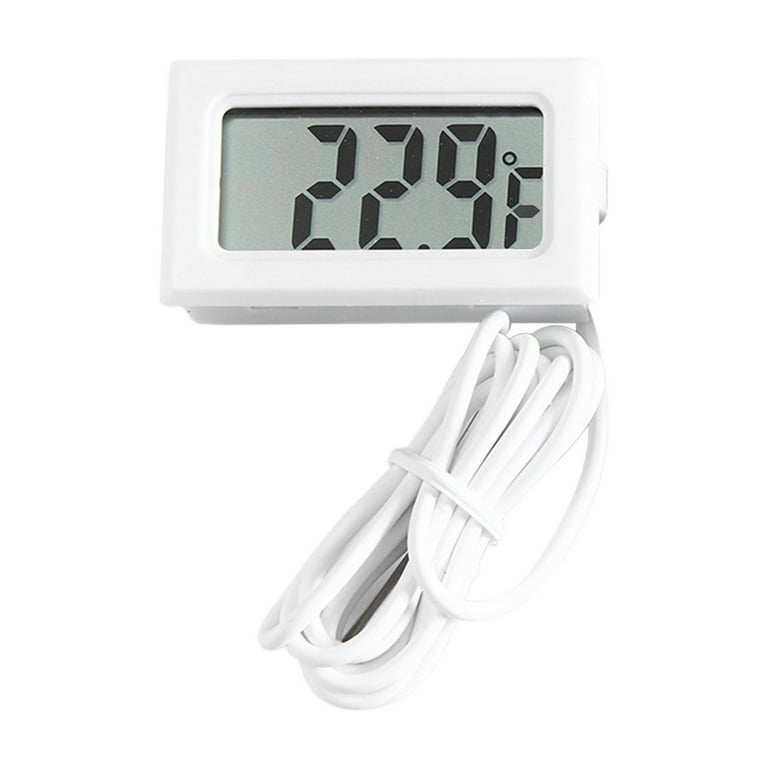 wofedyo hygrometer micro embedded electronic digital thermometer aquarium  refrigerator water temperature gauge celsius / fahrenheit