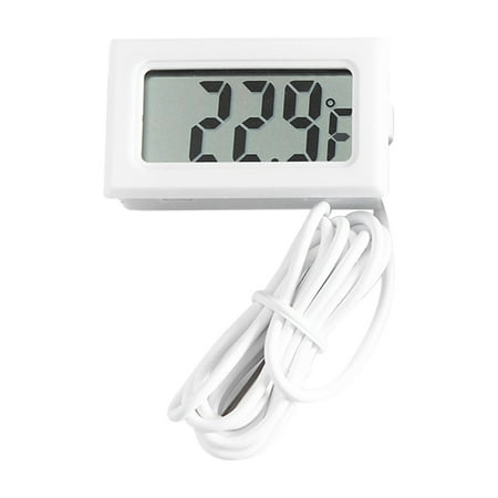 

Wesracia Micro Embedded Electronic Digital Thermometer Aquarium Refrigerator Water Temperature Gauge Fahrenheit-