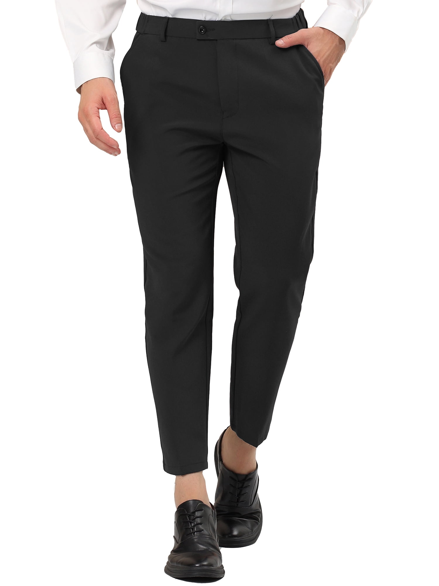 skinny cropped suit pants