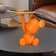 thumbnail image 4 of Escultura de oso de resina nórdica, bonita estatua decorativa, decoración del hogar, dulces Naranja, 4 of 8