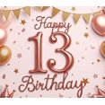 thumbnail image 4 of Rose Gold Theme Happy Birthday Banner Balloon Decoration for Teen Party Indoor Celebration Event Decoration, 4 of 8
