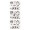 thumbnail image 4 of Timbres Décoratifs, Durable Réutilisables Clair Timbres TPR Matériel 3 PCS pour Agendas, 4 of 8