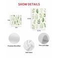 thumbnail image 7 of Sage Green Leaves Kitchen Dish Towels for Drying Dishes Set of 2, Summer Botanical Farmhouse Leaf Watercolor Waffle Weave Microfiber Hand Tea Bathroom Towels Quick Dry & Absorbent Towel 15.7x23.6, 7 of 7