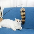thumbnail image 3 of Interactivo palo de gato varilla retráctil teaser varita linda juguete falso cola de para animales para ejercitar reemplazo jugar Salvador Juguetes interactivos para gatos, 3 of 8