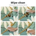 thumbnail image 4 of PIKWEEK  Round Fitted Tablecloth Music Note Daisy Flower Table Cloth with Elastic Edged Waterproof Wipeable Round Table Cover for Patio Parties Outdoor Decor, 4 of 7