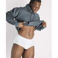 thumbnail image 7 of Hanes  Brief 6 Pack Cool Comfort Men Ultimate Big  Waist White Underwear 2XB-4XB, 7 of 7