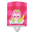 thumbnail image 1 of "Treasures Back to School Ceramic Night Light, Girl Bird, rosa, 6"" x 4""" Caroline's Treasures BB9029CNL, 1 of 1
